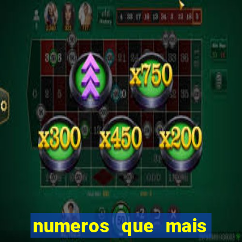 numeros que mais saem no minas cap